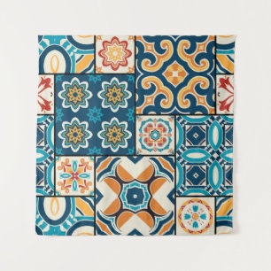 Tenture Couleur traditionnelle portugaise ornée