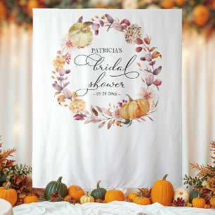 Tenture Couronne de citrouilles d'automne Toile de fond po