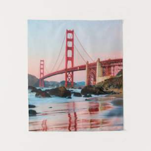 Tenture coussin jeté pont Golden gate