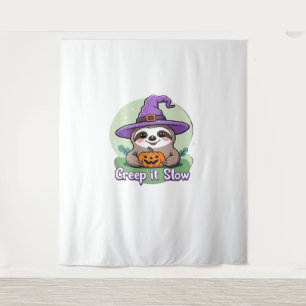 Tenture Creep It Slow - Jolie chemise Halloween avec Pu