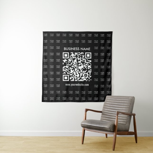 Tenture Créer instantanément du code QR scannable et du Mo (En situation)