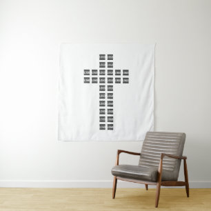 Tenture Créer un Motif croisé avec n'importe quel logo ou