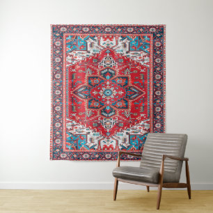 Tenture Crimson Heirloom : Patrimoine marocain Rug Art