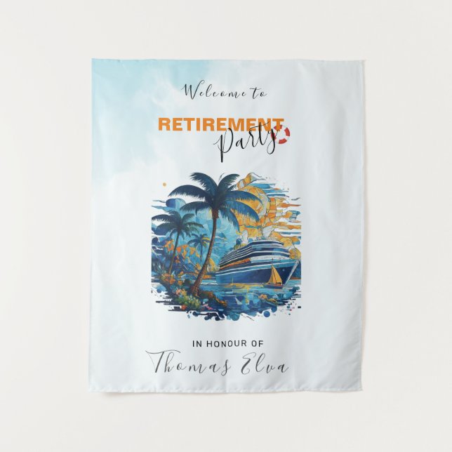 Tenture Croisière à la retraite, Retour (Devant)