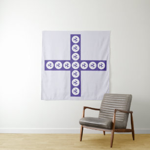 Tenture Croix d'Antahkarana - Antahkarana masculin
