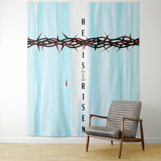 Tenture Croix de la Couronne d'épines