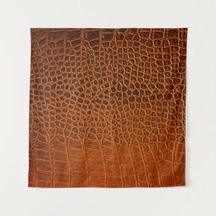 Tenture Cuir de crocodile Brown
