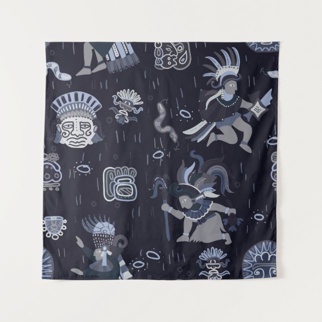 Tenture Culture incane : Motif graphique transparent (Devant)