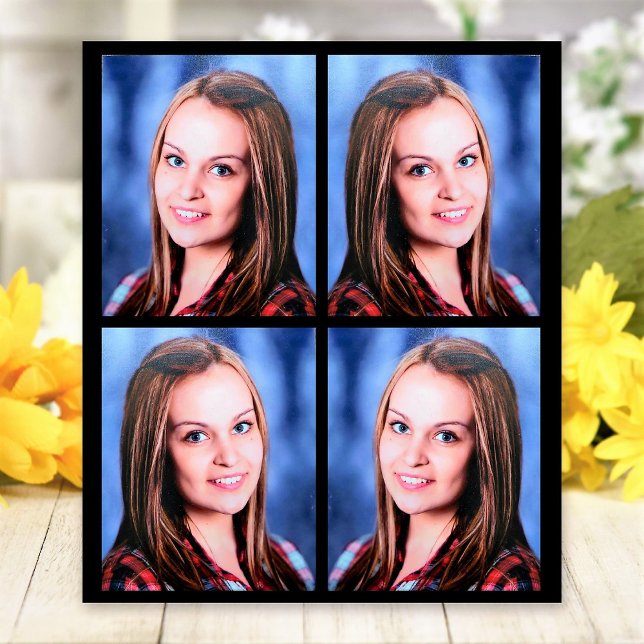 Tenture Custom 4 Photo Collage Personalized (Créateur téléchargé)