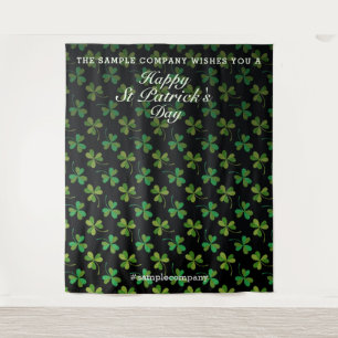 Tenture Custom St Patrick's Day Selfie Shamrocks de fond