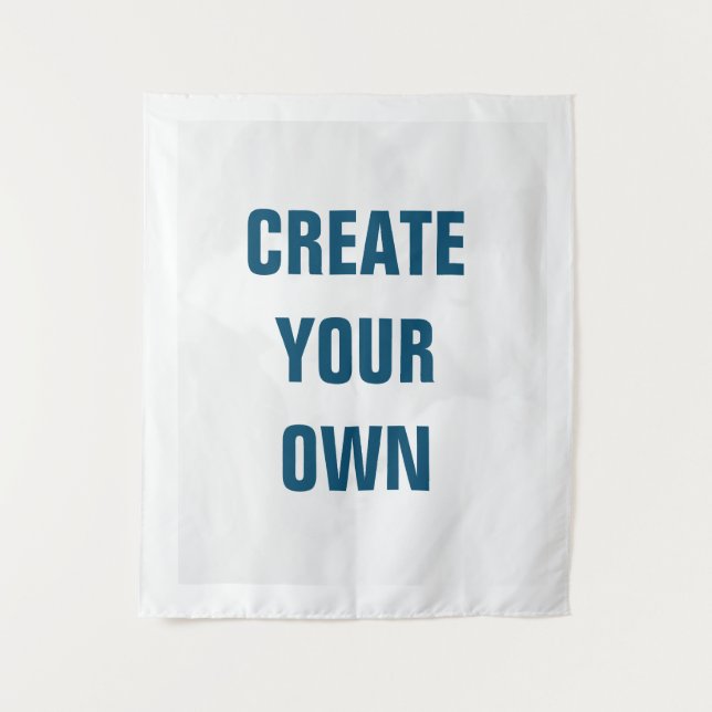 Tenture Customisez votre     propre affiche (Devant)