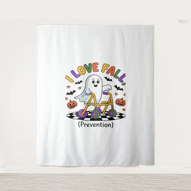 Tenture Cute I Love Fall Prevention Physique Thérapie Fant (Devant)