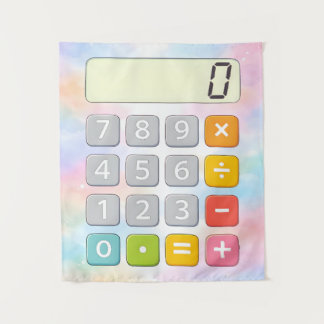 Tenture Cute Maths Calculator Poster for Kids