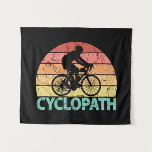 Tenture Cyclopath drôle Cyclisme