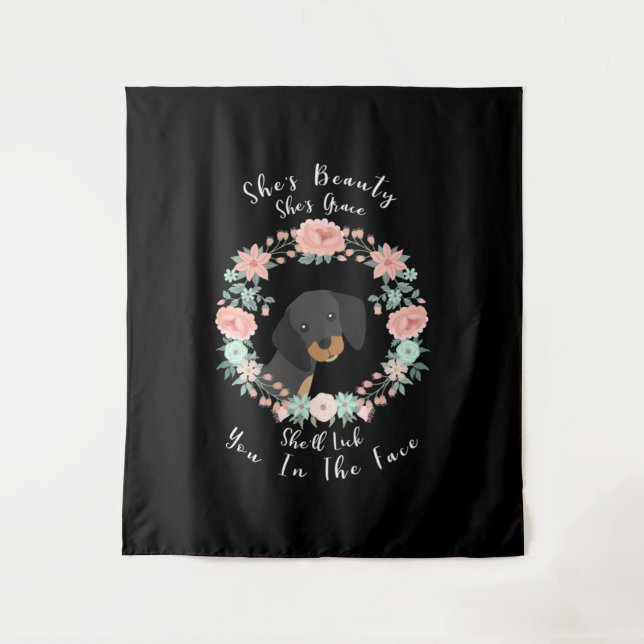 Tenture Dachshund (Devant)