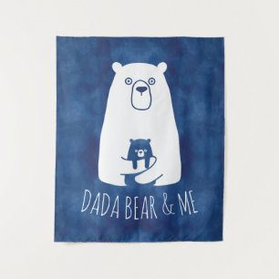 Tenture DADA BEAR & ME Papa Enfants Fils Fils Ours Dada