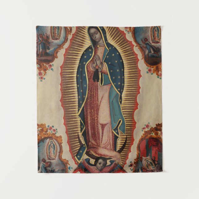 Tenture Dame de Guadalupe, 1780 par Sebastian Zalcedo (Devant)