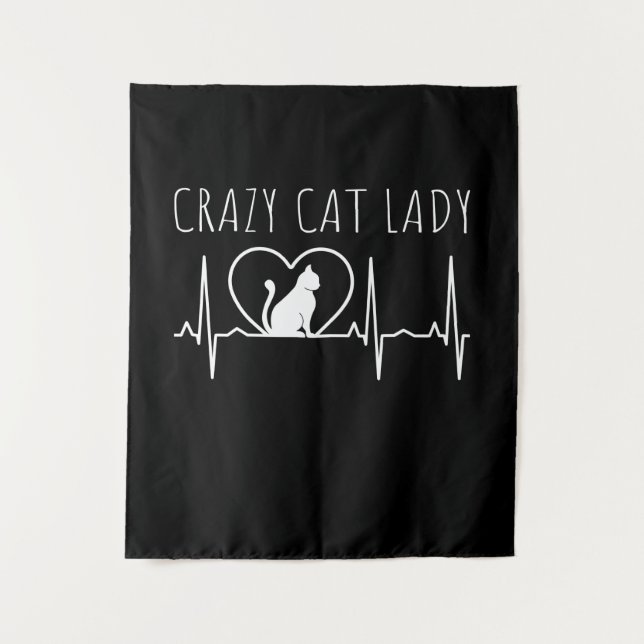 Tenture Dame du Crazy Cat (Devant)