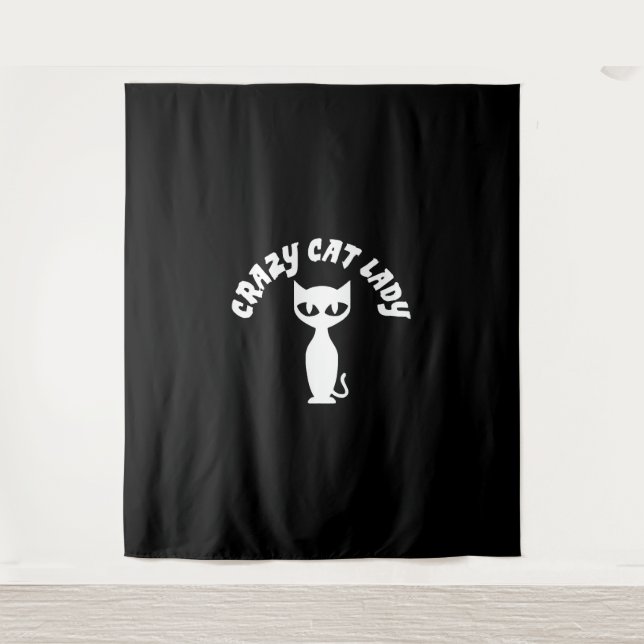 Tenture Dame du Crazy Cat (Devant)