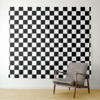 Damier noir et blanc