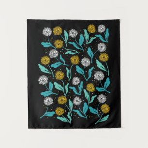 Tenture Dandelion de printemps Fleurs et design Feuille