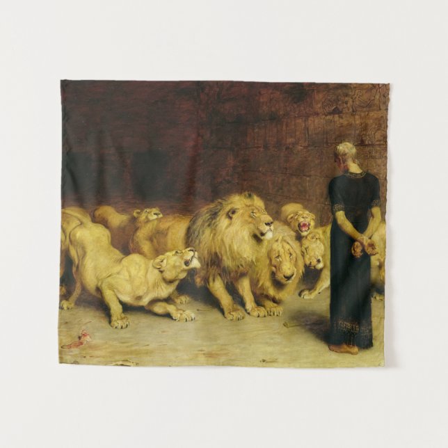 Tenture Daniel in the Lions' Den, 1872 par Briton Riviere (Devant (Horizontal))