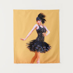 Tenture Danse Flapper Vintage