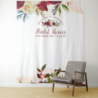 Décor de fond pour photos de Baby Shower au Manoir