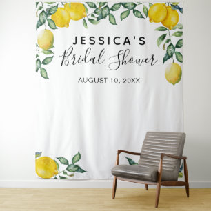 Tenture Décor de mariage de demoiselle d'honneur avec citr