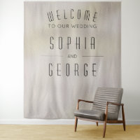 Décor de mariage moderne en feuille métallique