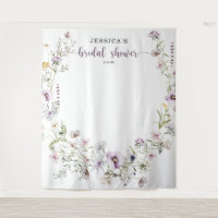 Décor de toile de fond pour la douche de mariée à