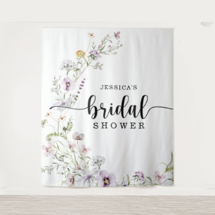 Tenture Décor de toile de fond pour la douche de mariée à 