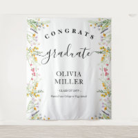 Décor fleur sauvage Graduation