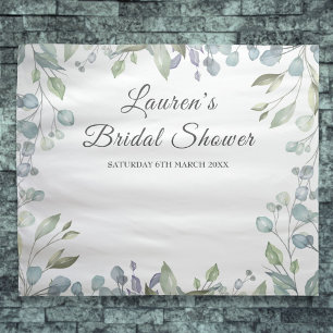 Tenture Décor floral verdoyant pour photobooth de mariage