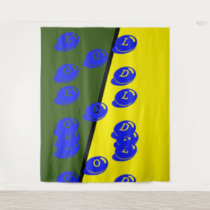 Tenture DECOR_Room CUTE _YELLOW_BLUE_GREEN_RMDESIGNFLO55