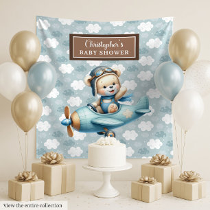 Tenture Décoration de Baby Shower Unique pour un Pilote av