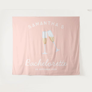 Tenture Décoration de fête de bachelorette Champagne Bohèm