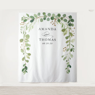 Tenture Décoration de mariage en arche de verdure d'eucaly