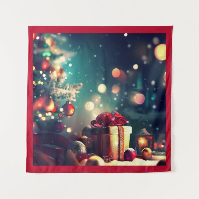 Tenture Décorations de Noël 6 (Devant)