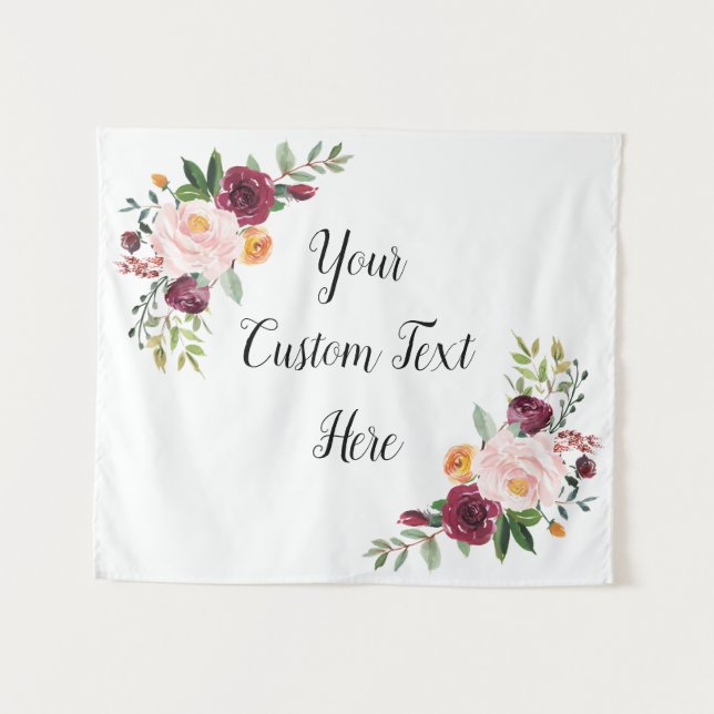 Tenture Décorations Mariages d'automne avec décor mariage  (Devant (Horizontal))