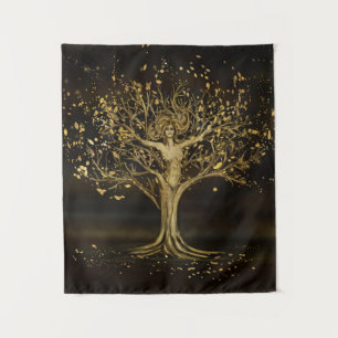 Tenture Déesse des arbres d'or