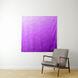 Tenture Dégradé de lavande violet motif en maille géométri