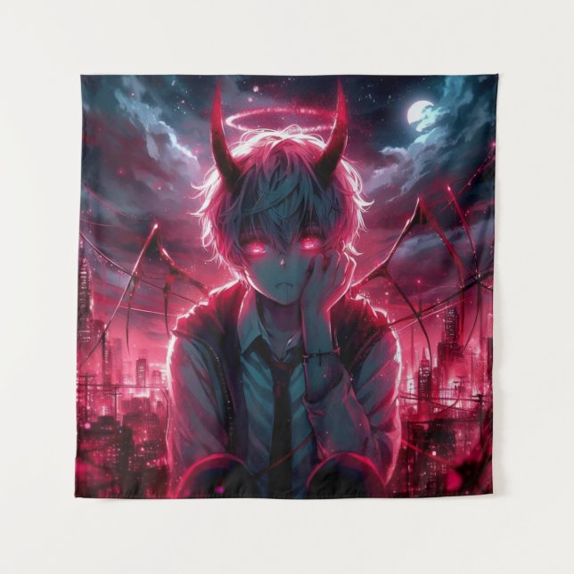 Tenture Démon d'anime (Devant)