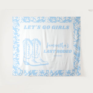 Tenture Dernier Rodéo Cowgirl d'Ouest Enterrement de Vie d