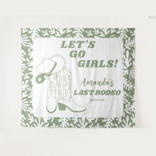 Tenture Dernier Rodeo Western Cowgirl Bachelorette Party