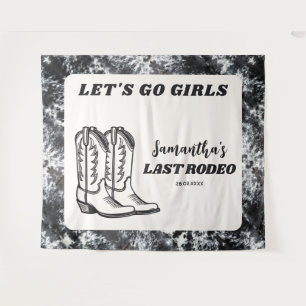 Tenture Dernière Fête de Bachelorette de Cowgirl Western R