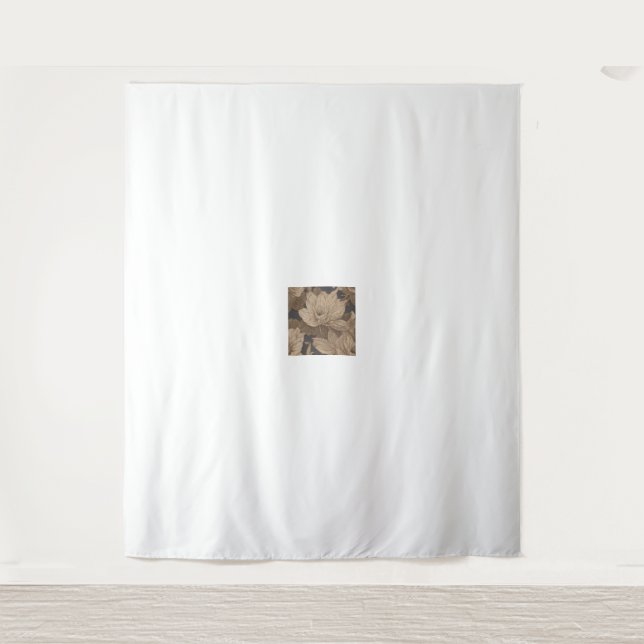 Tenture Des fleurs d'indigo mourantes à côté du chemin ver (Devant)