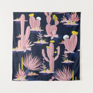 Tenture Desert Chic : Pastel Cactus Bloom