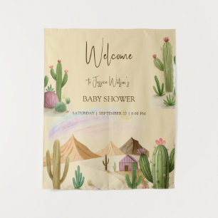 Tenture Désert Oh Cactus Boy Boho Arch Baby shower