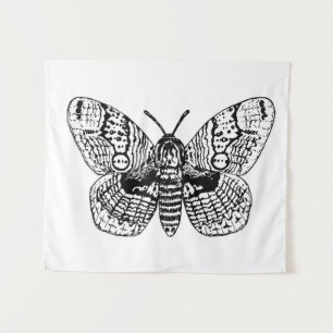Tenture Dessin Brahmin moth